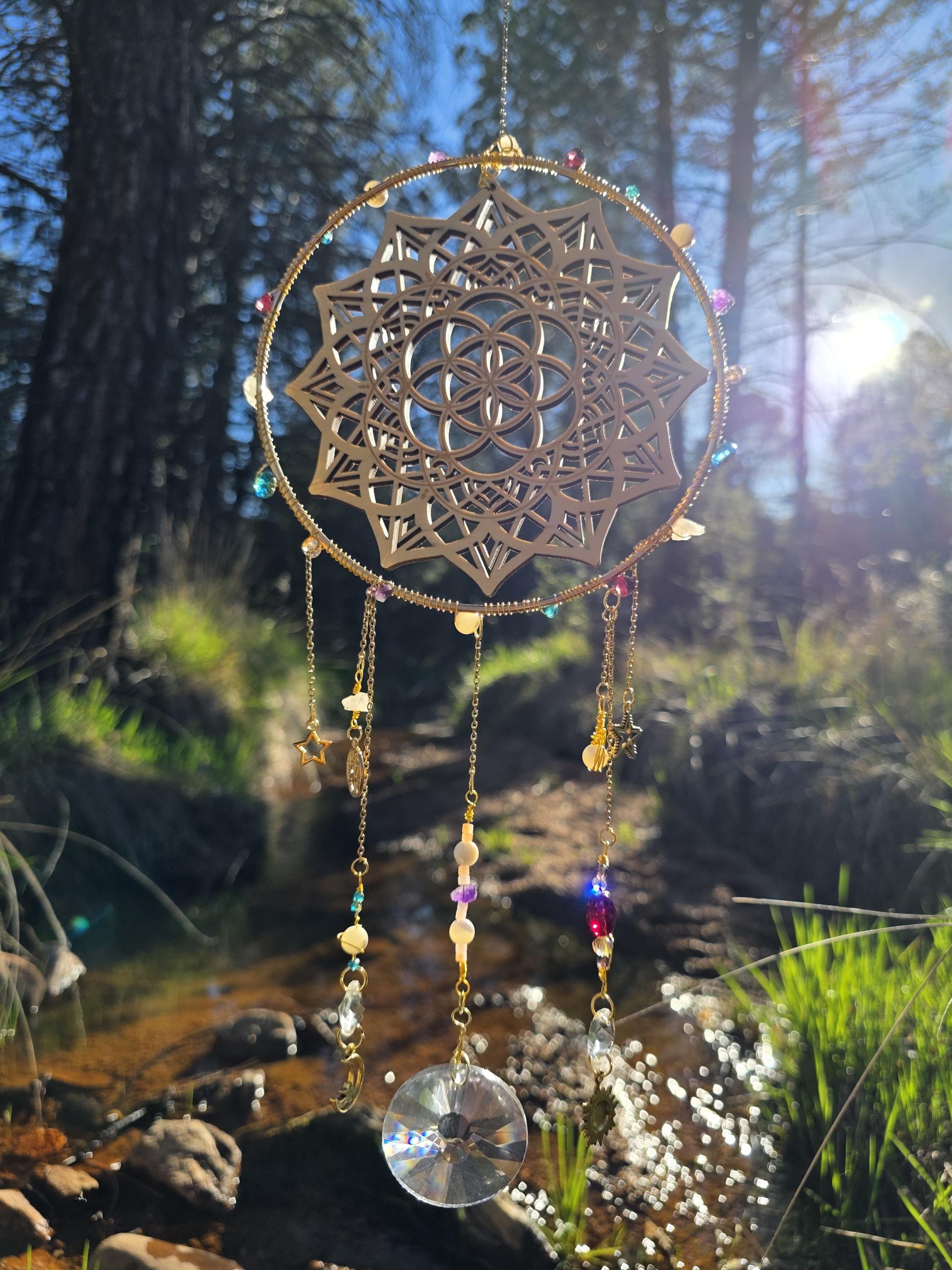 Seed of Life Mandala Suncatcher