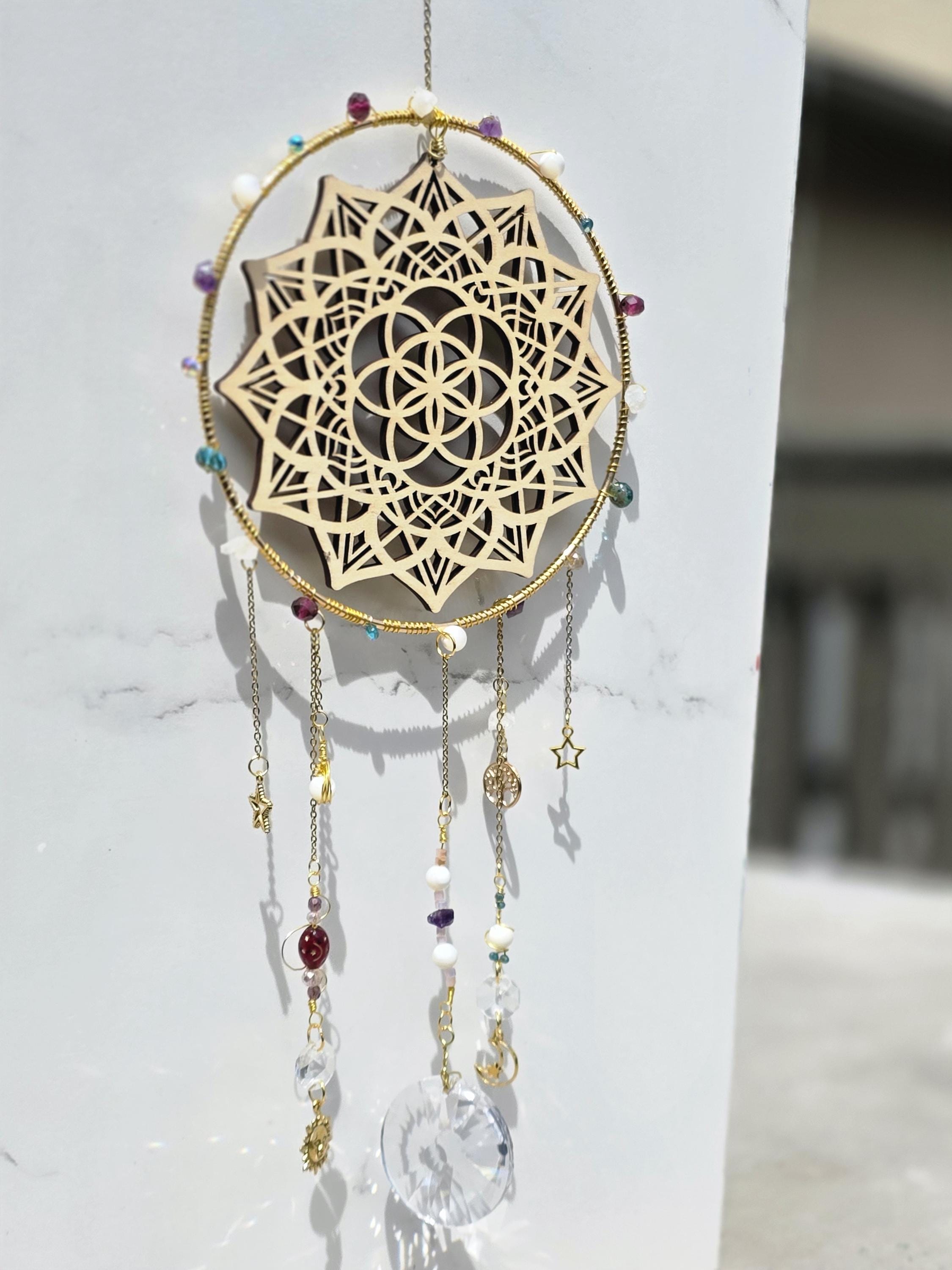 Seed of Life Mandala Suncatcher