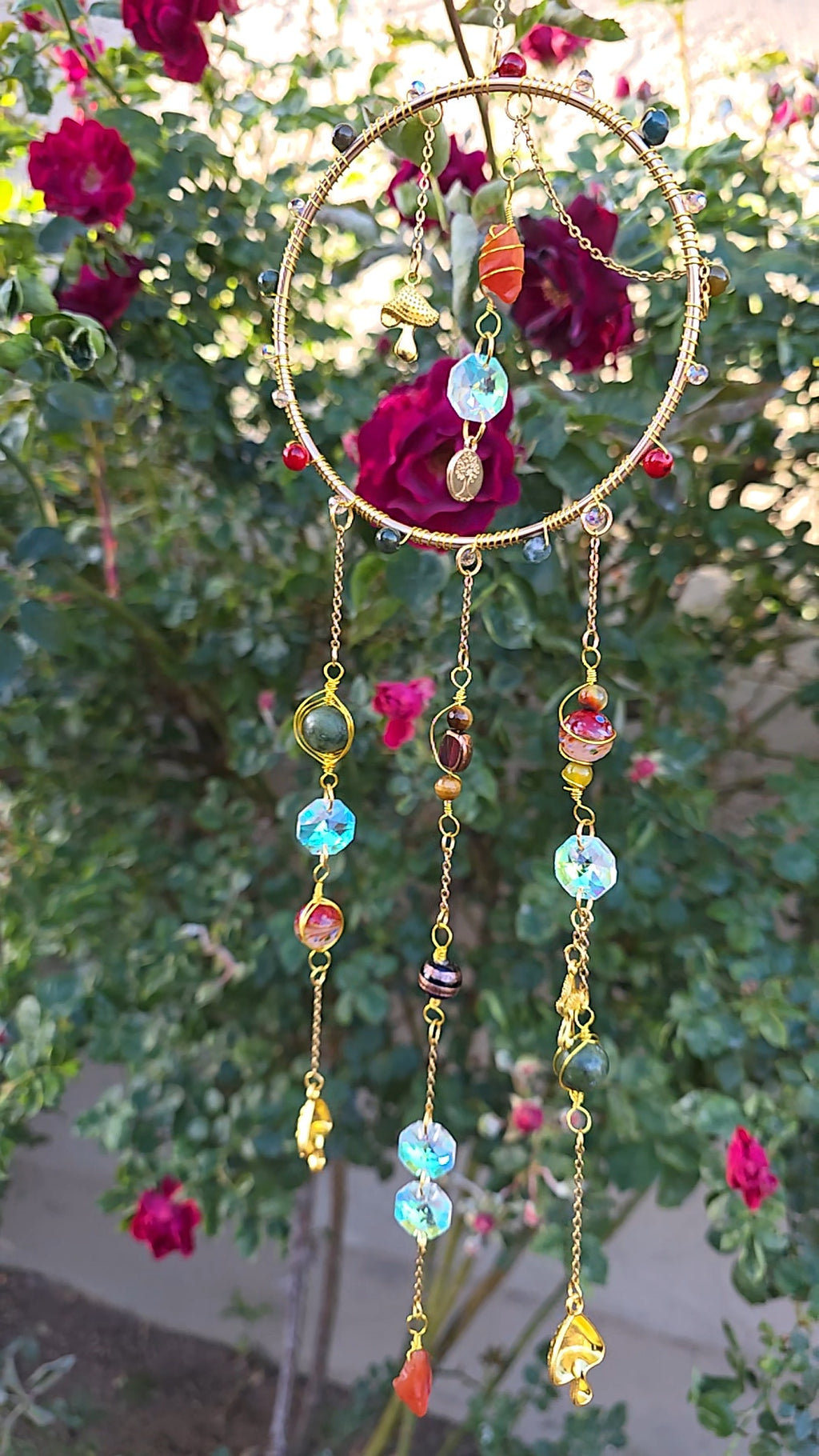 Mushroom Meadow Suncatcher