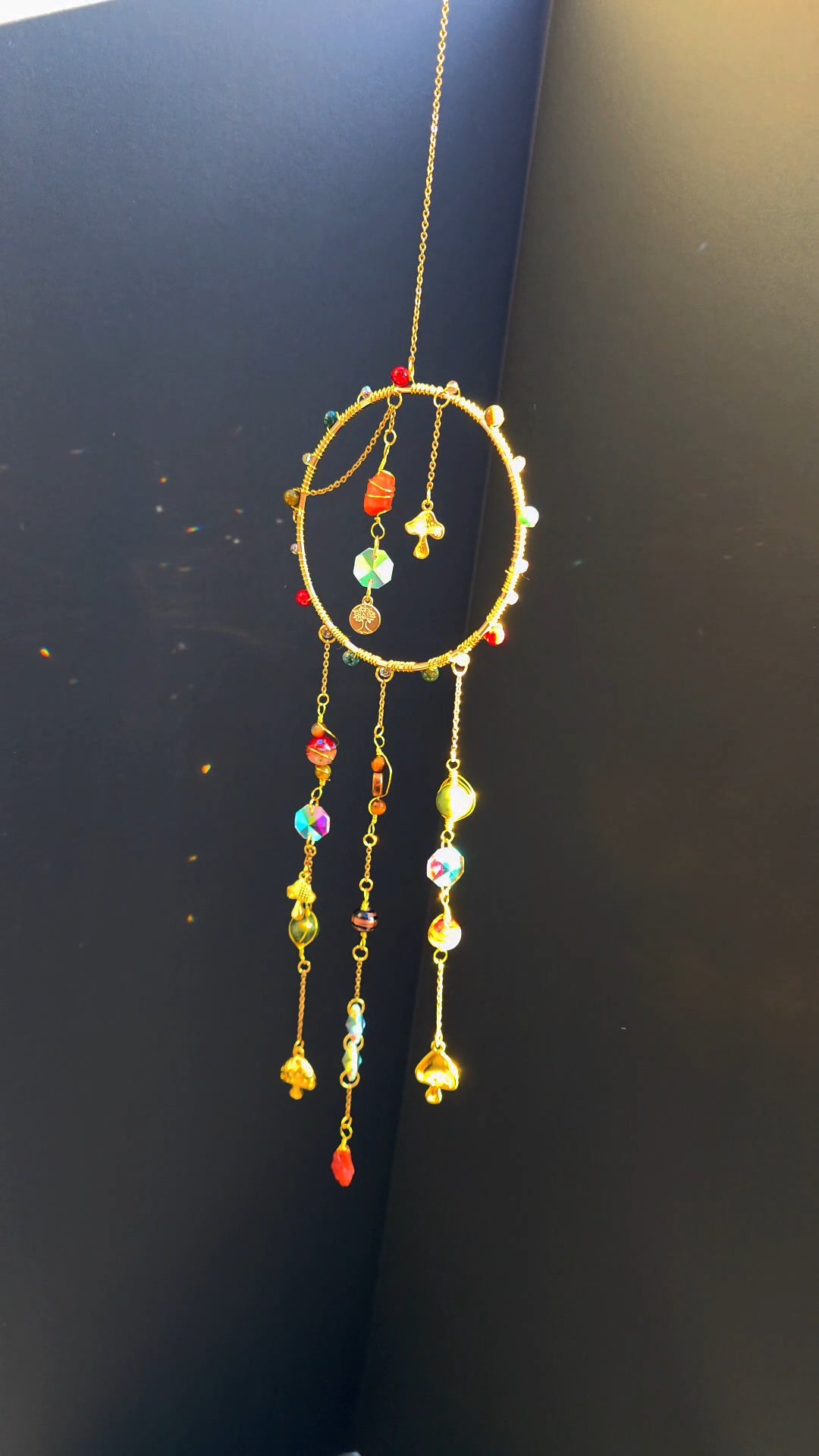 Mushroom Meadow Suncatcher