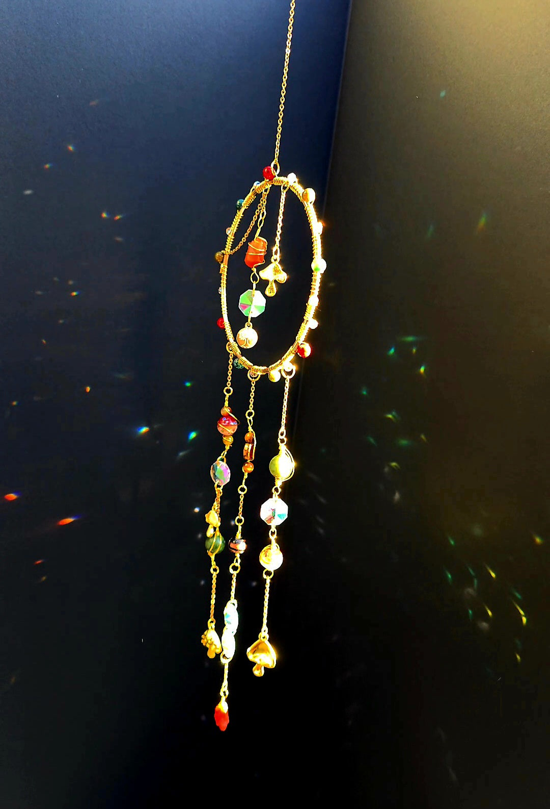 Mushroom Meadow Suncatcher