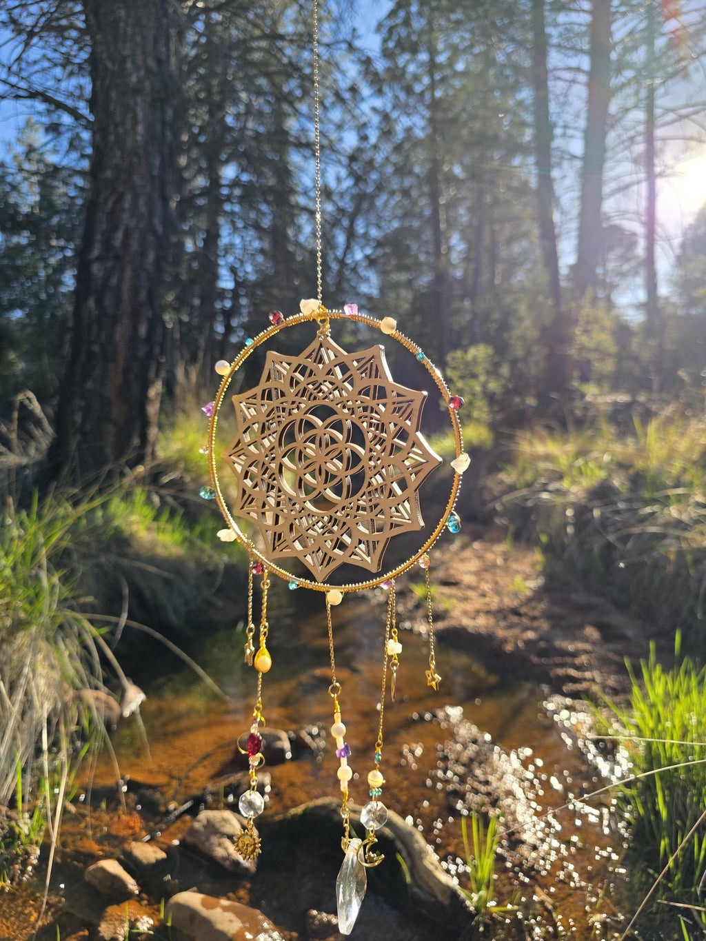 Seed of Life Mandala Suncatcher
