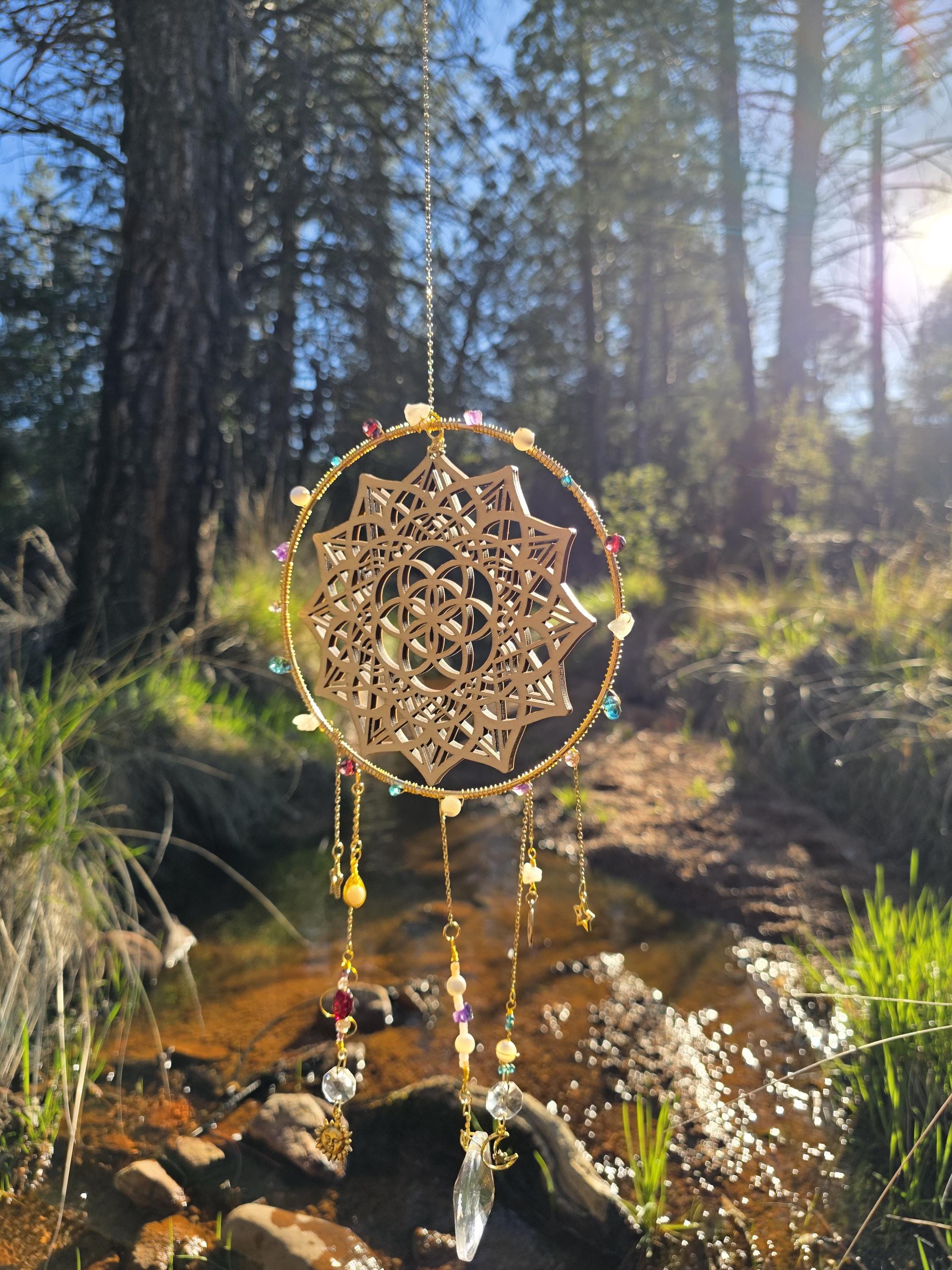 Seed of Life Mandala Suncatcher