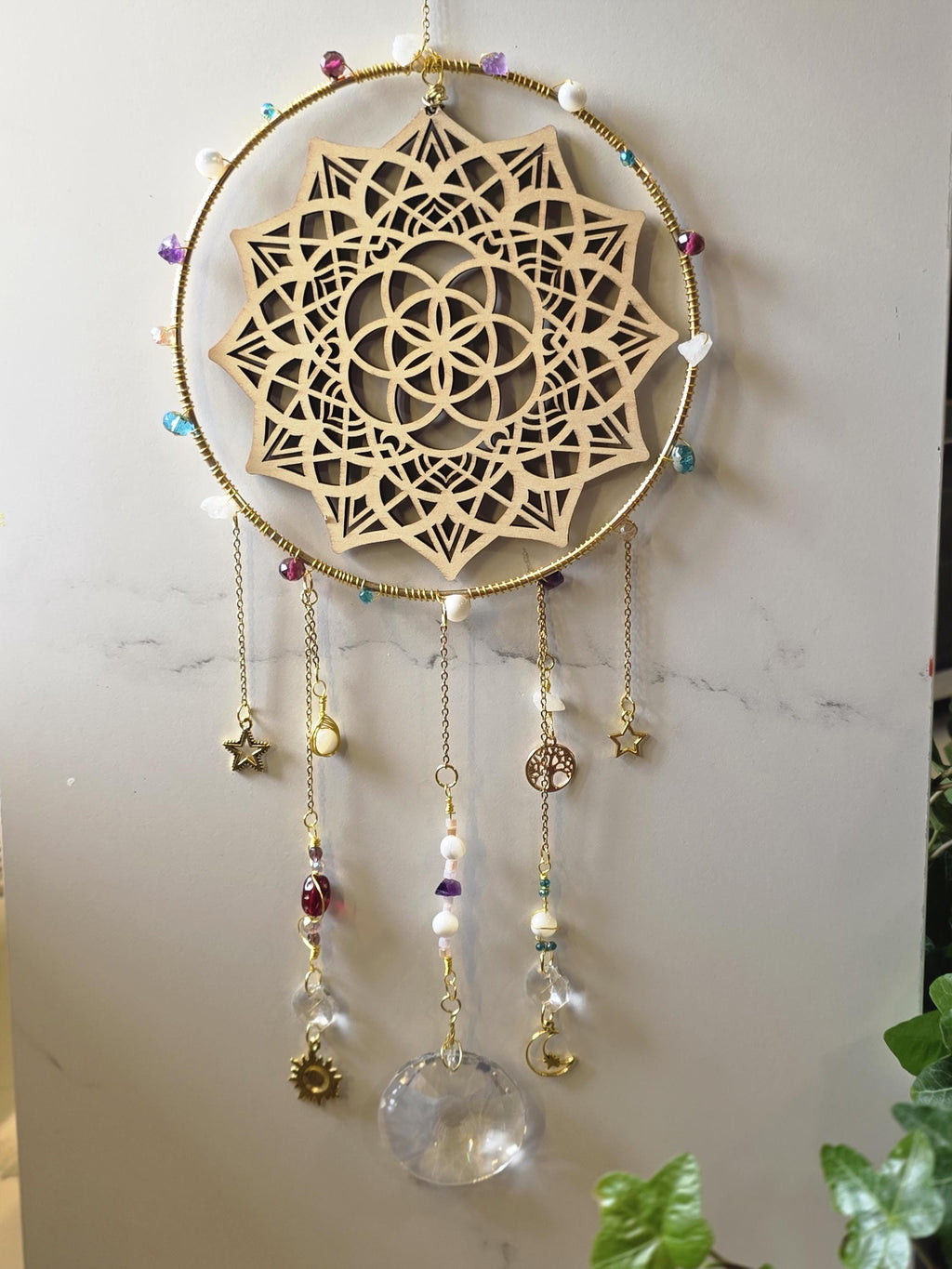 Seed of Life Mandala Suncatcher