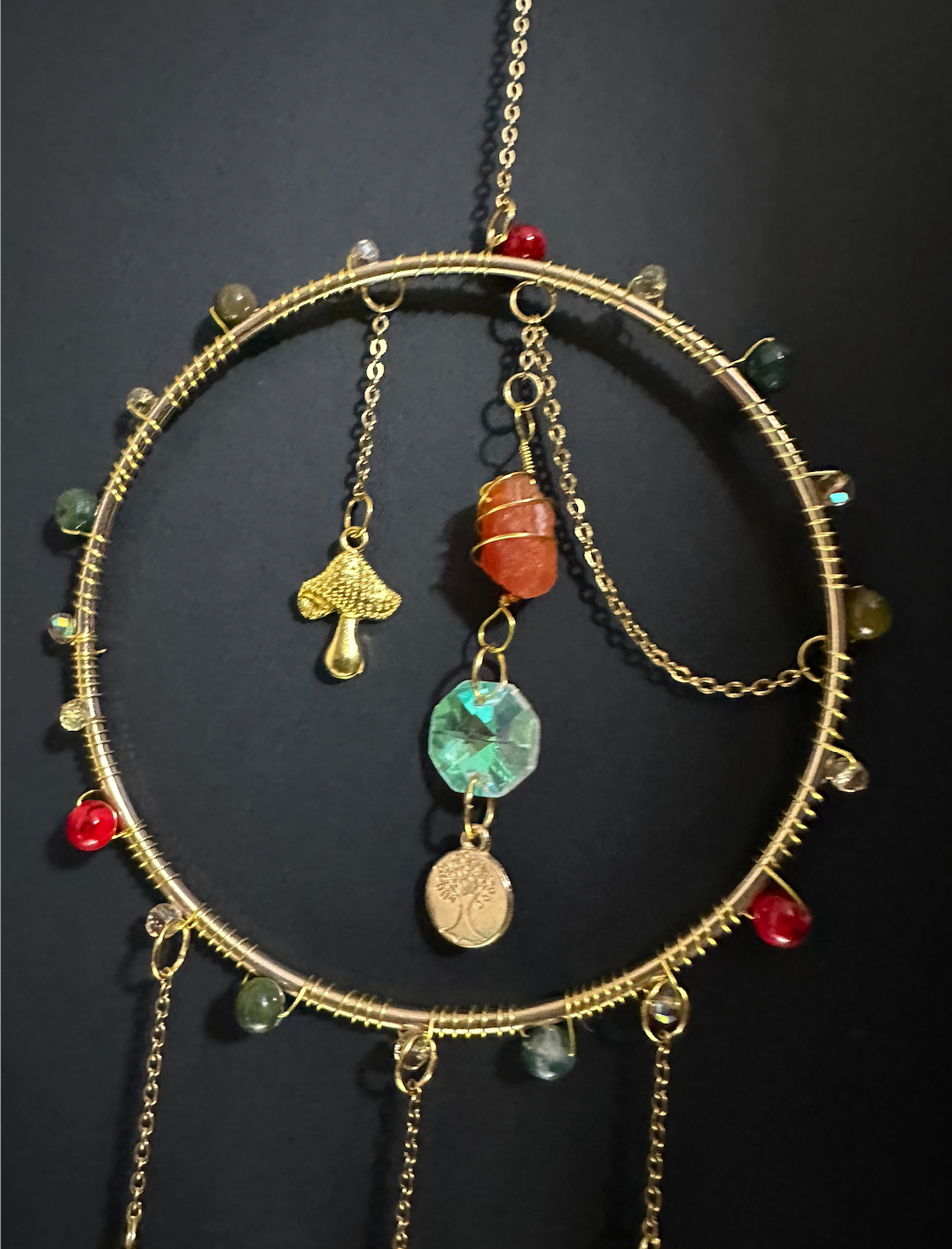 Mushroom Meadow Suncatcher