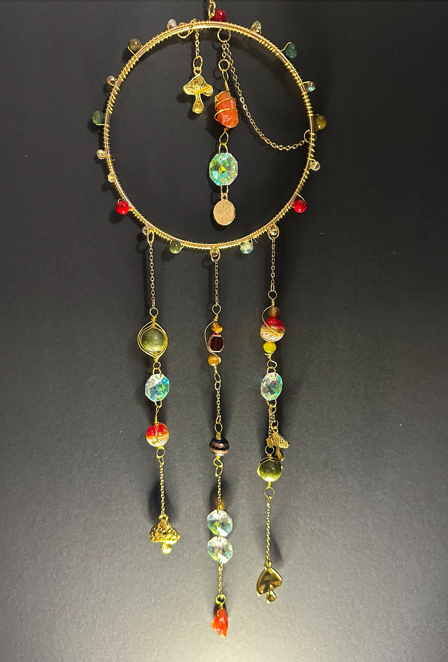 Mushroom Meadow Suncatcher