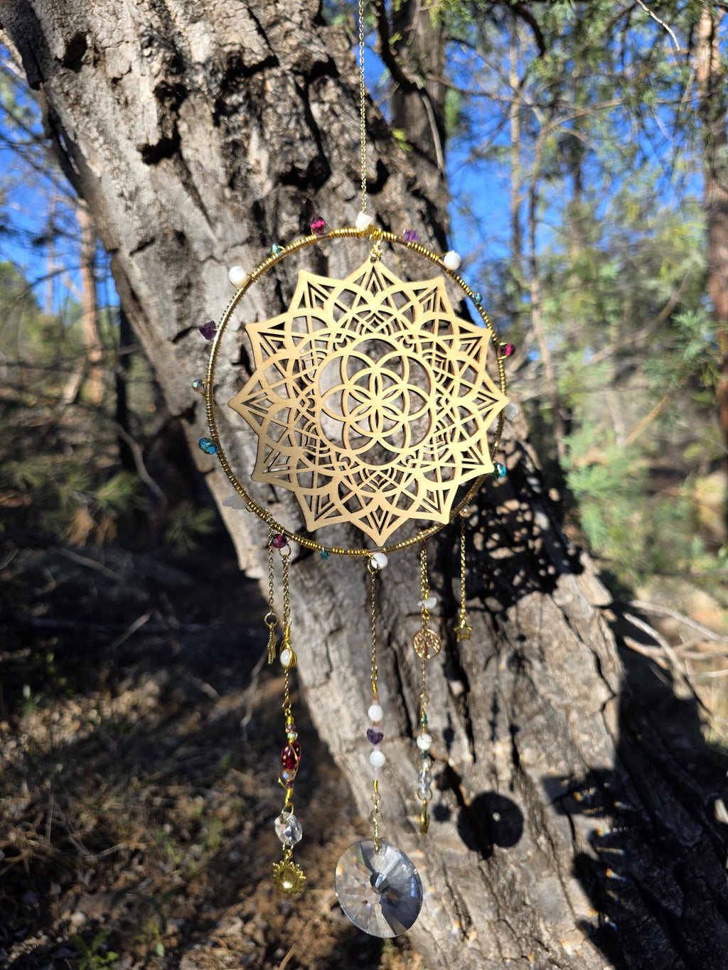 Seed of Life Mandala Suncatcher